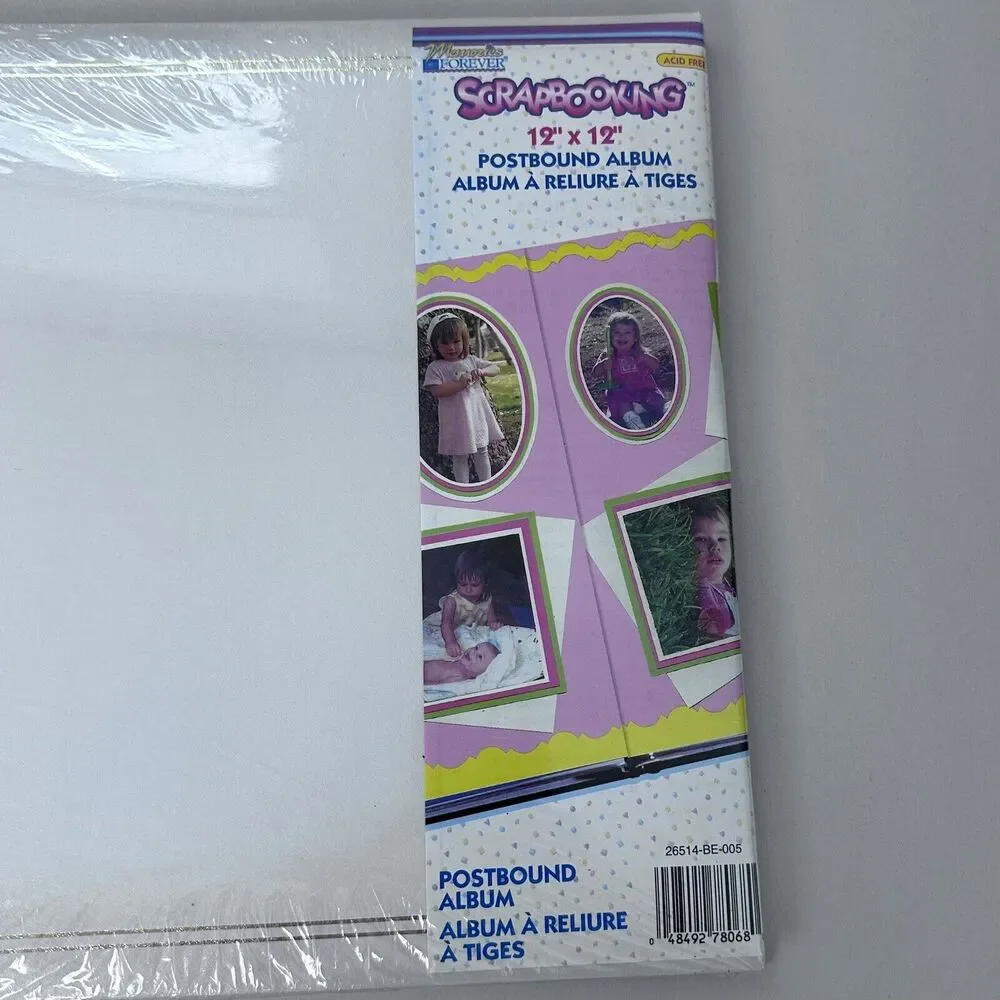 Memories Forever Postbound Álbum Scrapbooking With Pages Vintage 12 X 12 New NOS
